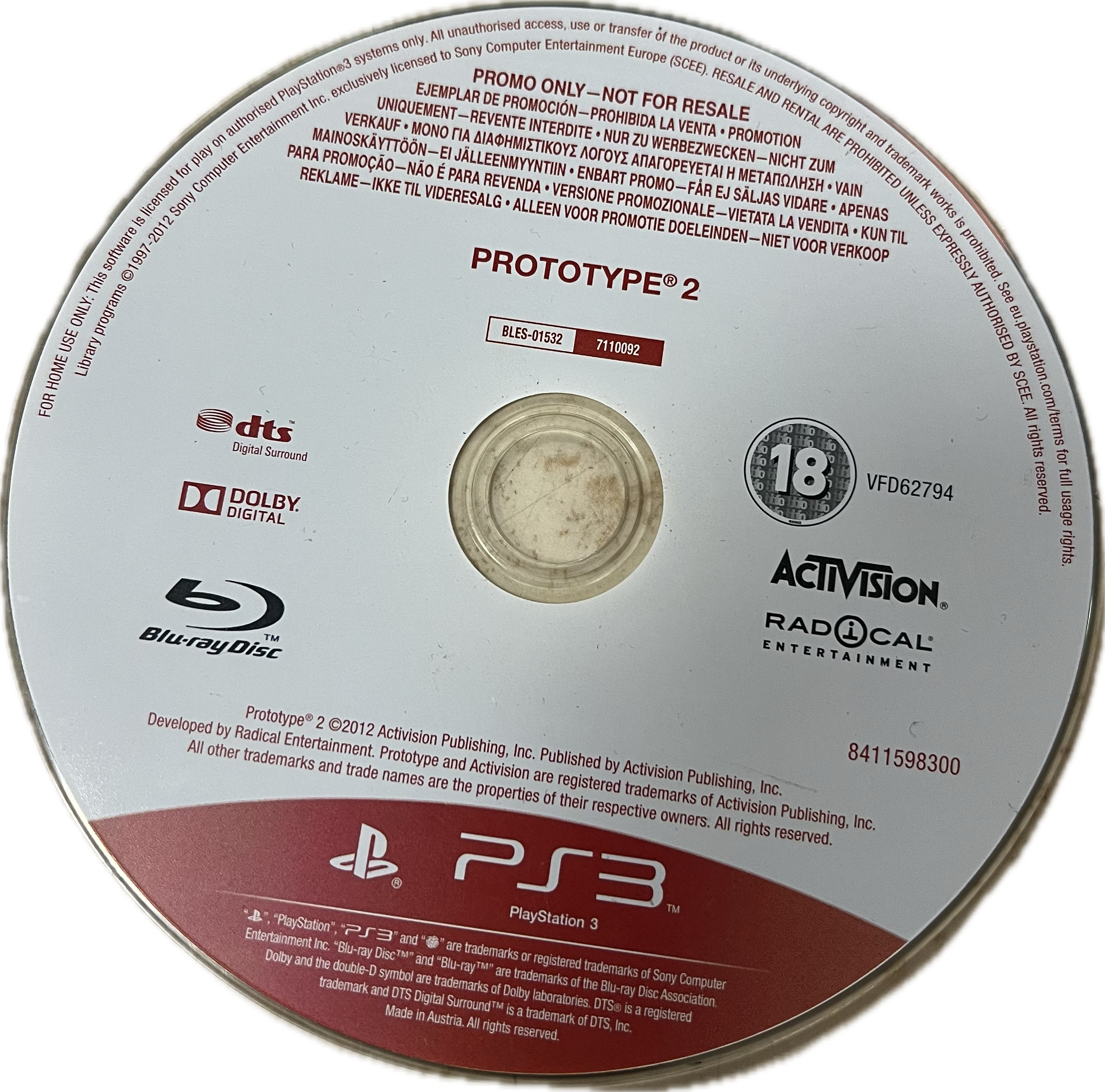 Prototype 2 (Promo) - PlayStation 3 Játékok