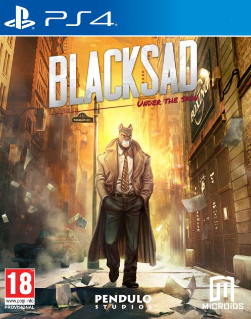 Blacksad Under the Skin Limited Edition (PS4, játék nélkül, postcard, lenticular image) - Játékkonzolok Ajándéktárgyak