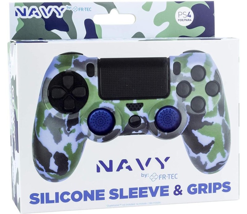 FR-TEC Szilikon védőtok + Grips (Terepmintás) (FR-TEC FT0020) - PlayStation 4 Kiegészítők