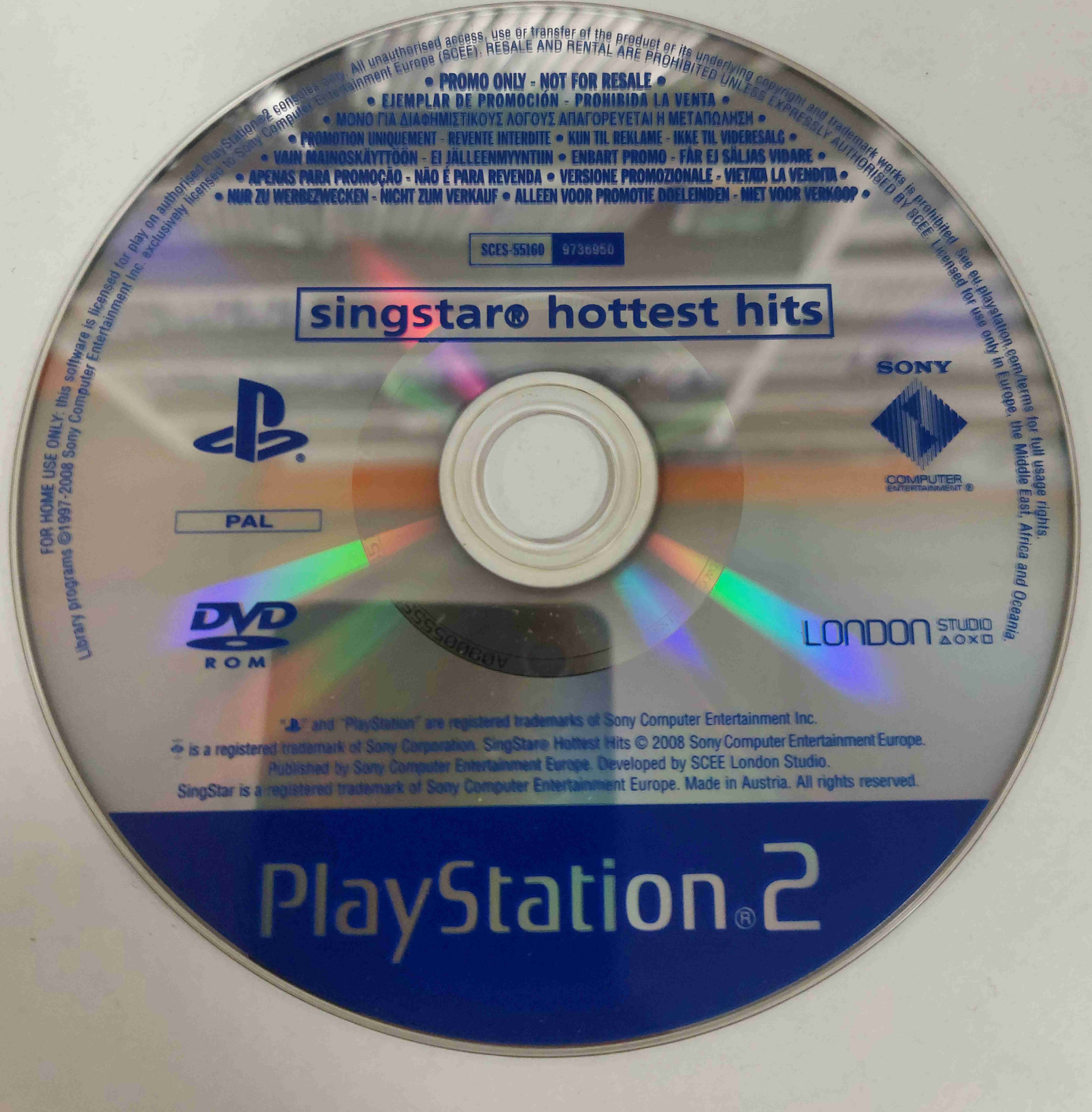 Singstar Hottest Hits (Promo)