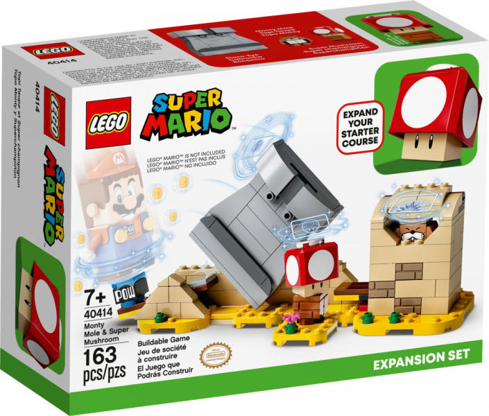 Lego Super Mario Monty Mole & Super Mushroom 40414