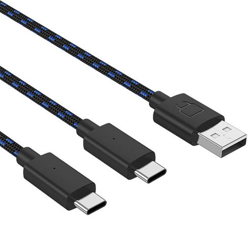 Venom Usb A - 2x Usb C kábel  3m
