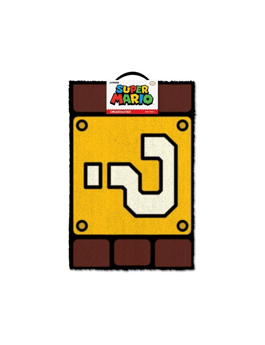 Super Mario Question Mark Block Lábtörlő