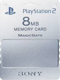 PlayStation 2 Memória Kártya 8mb ezüst (eredeti)
