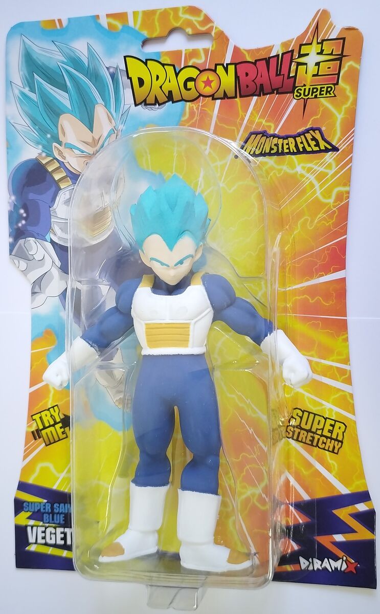 Dragon Ball Super Monster Flex Super Saiyan Blue Vegeta Figura