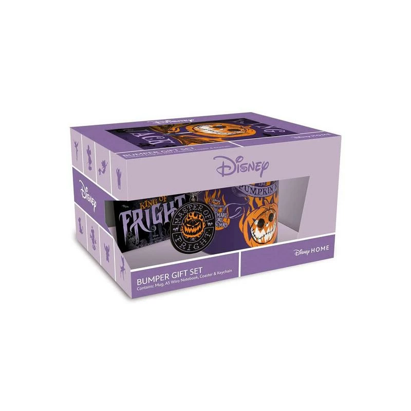 THE NIGHTMARE BEFORE CHRISTMAS (COLOURFUL SHADOWS) BUMPER GIFT SET (MUG, COASTER, KEYCHAIN & NOTEBOOK)