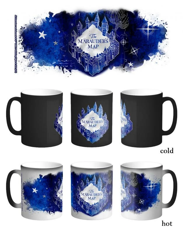 Harry Potter heat change mug - Marauders map
