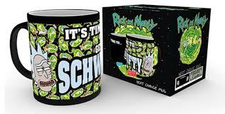 RICK AND MORTY Get Schwifty heat change mug