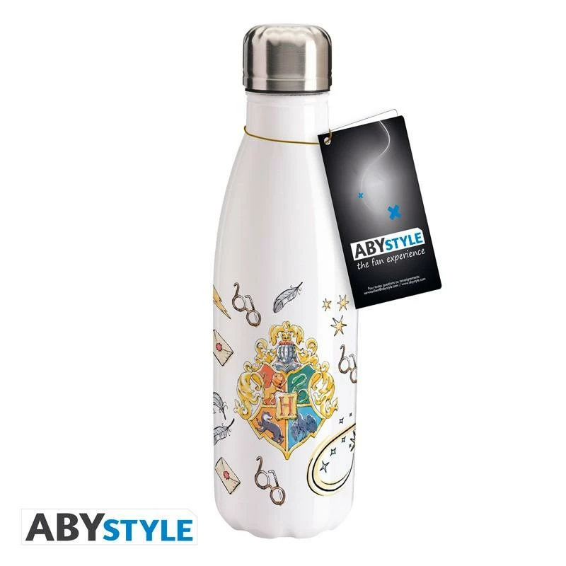 Harry Potter water bottle - Hogwarts Symbols
