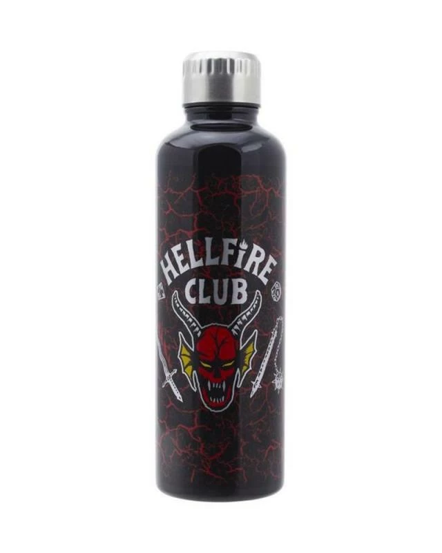Stranger Things Hellfire Club Metal Water Bottle