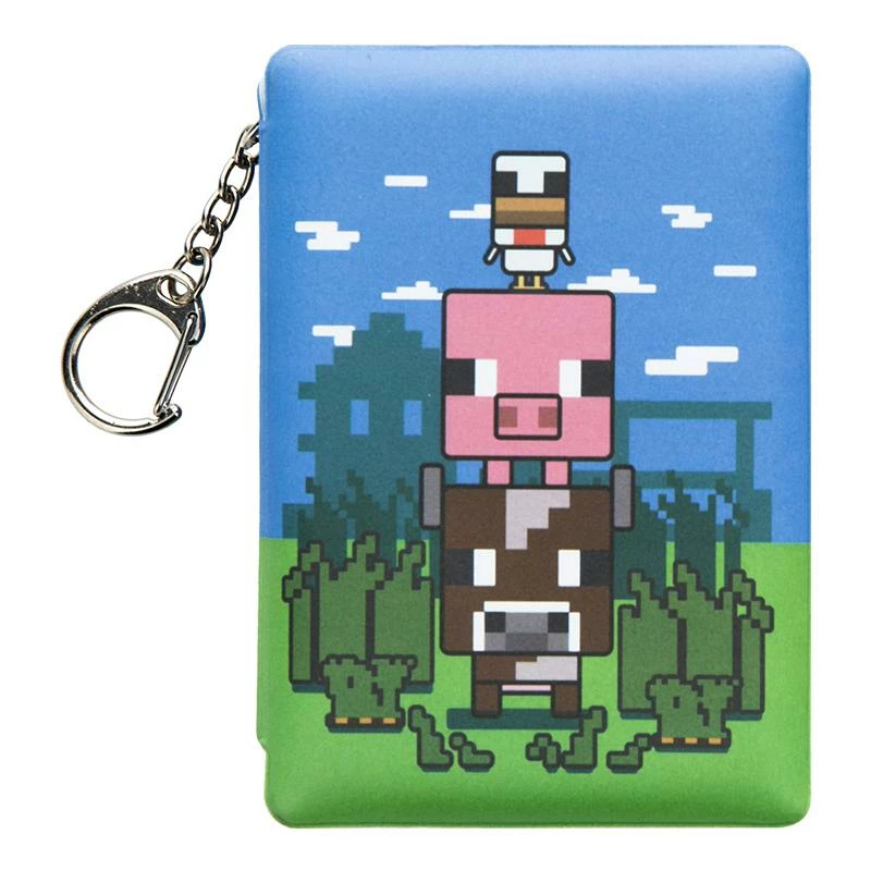Minecraft Mini Puffy Notepad Keyring