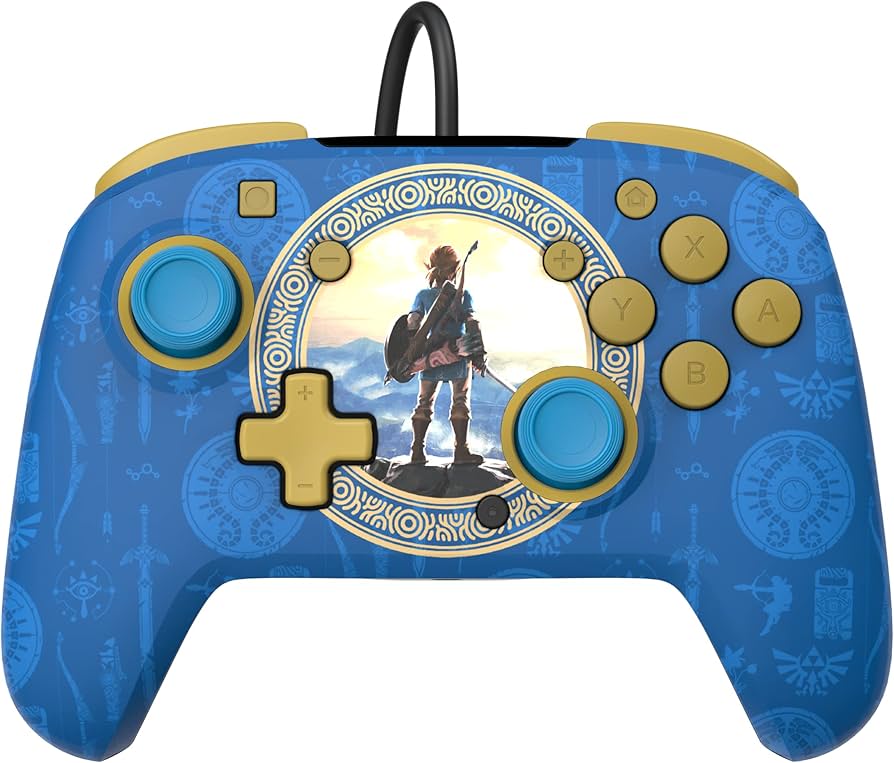 PDP Rematch Wired Controller Hyrule Blue