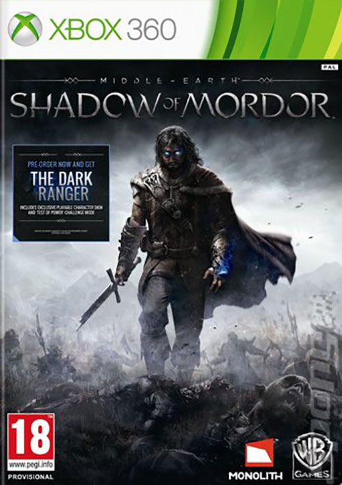 Middle Earth Shadow of Mordor - Xbox 360 Játékok