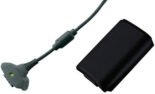Microsoft Xbox 360 Play and Charge Kit fekete (3600mAh) - Xbox 360 Kiegészítők