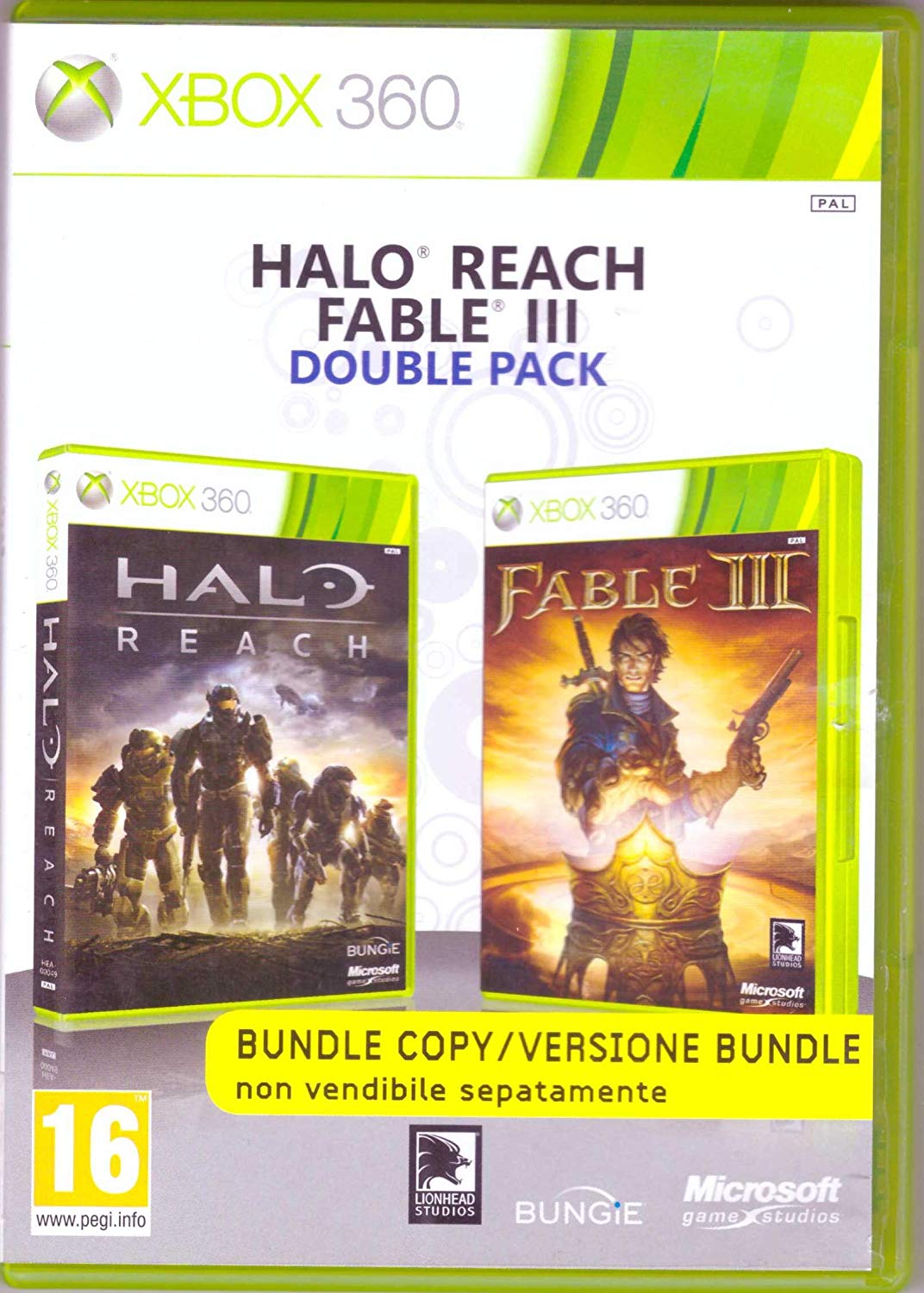Halo Reach/Fable 3 - Xbox 360 Játékok